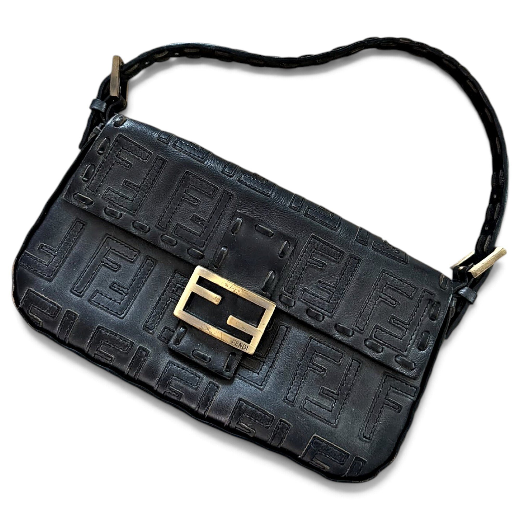 Fendi Baguette leather handbag