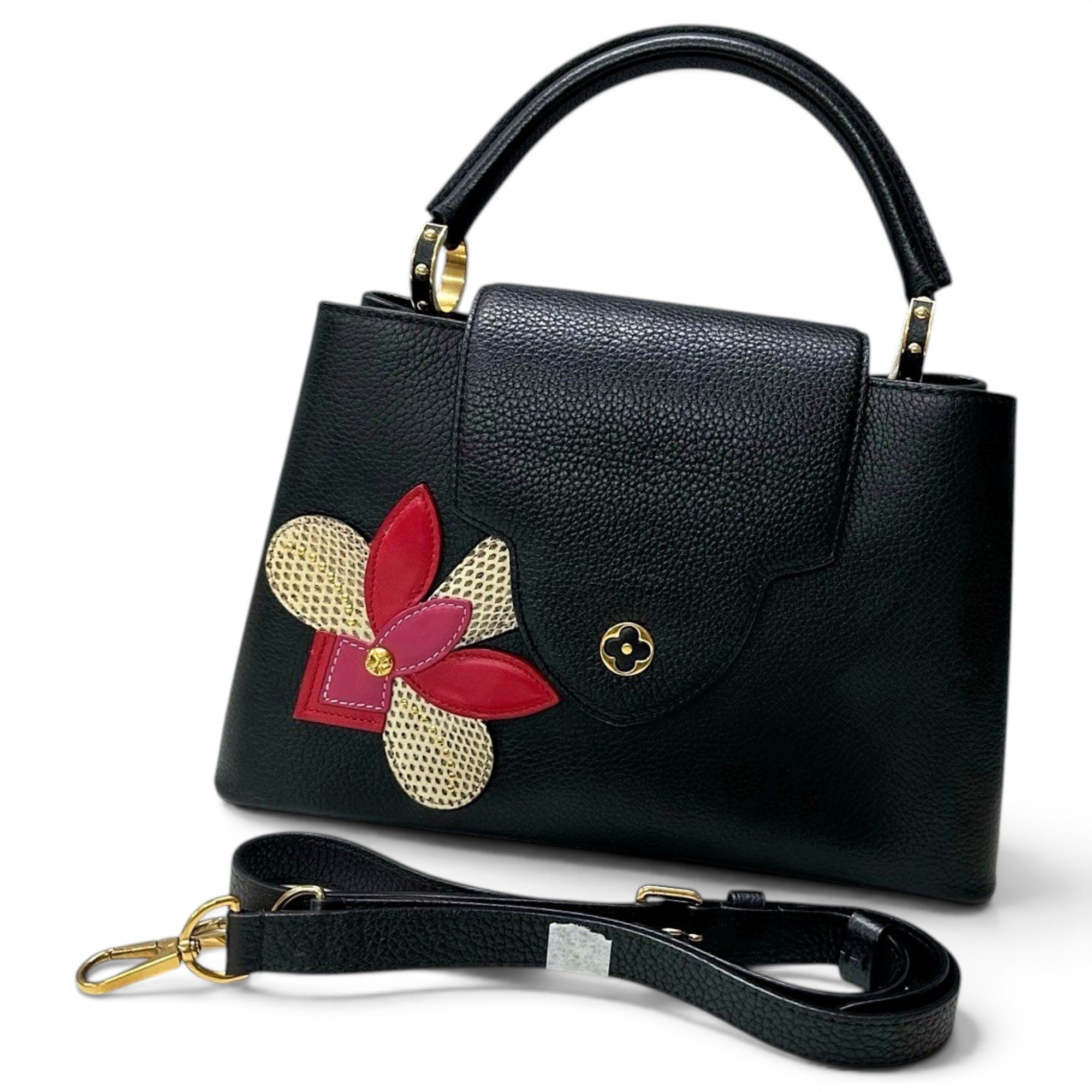 Capucines leather handbag