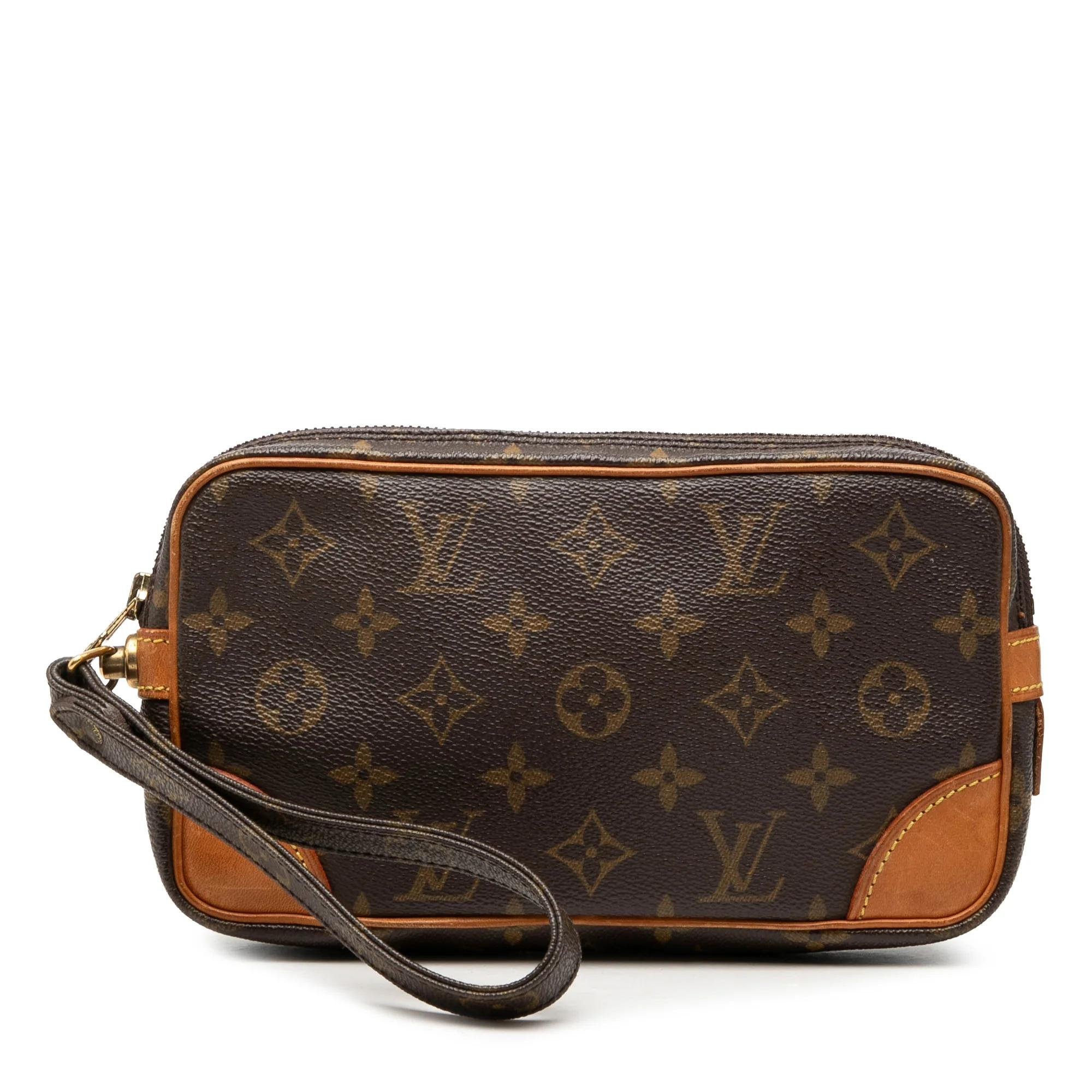 Marly Dragonne leather clutch bag