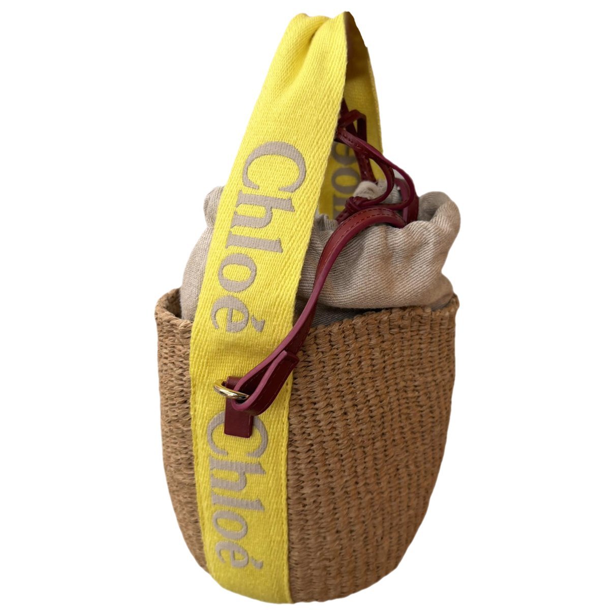 Woody Basket leather handbag