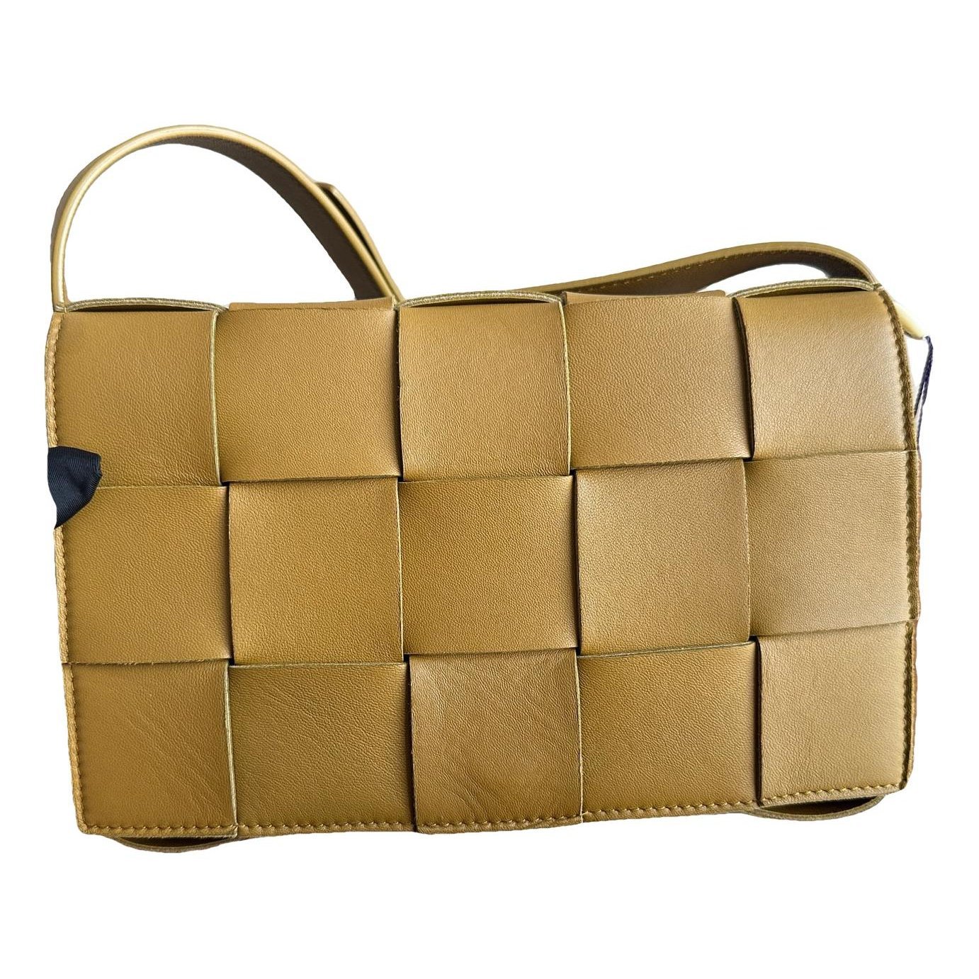 Cassette leather handbag