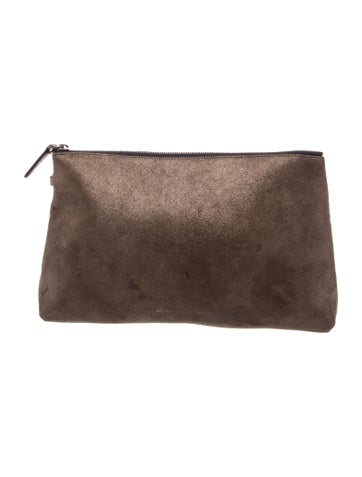 Brunello Cucinelli Suede Clutch