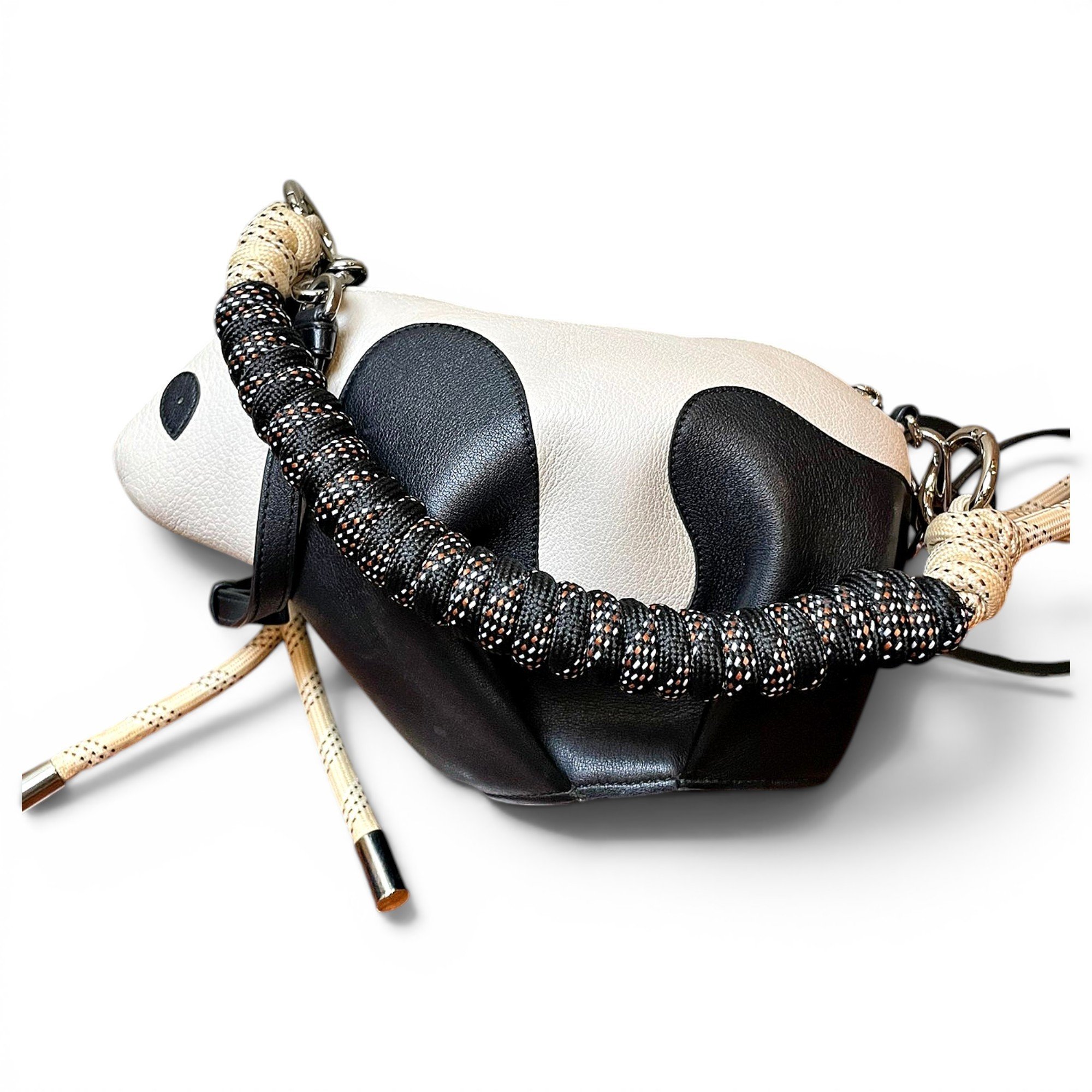 Animals leather crossbody bag
