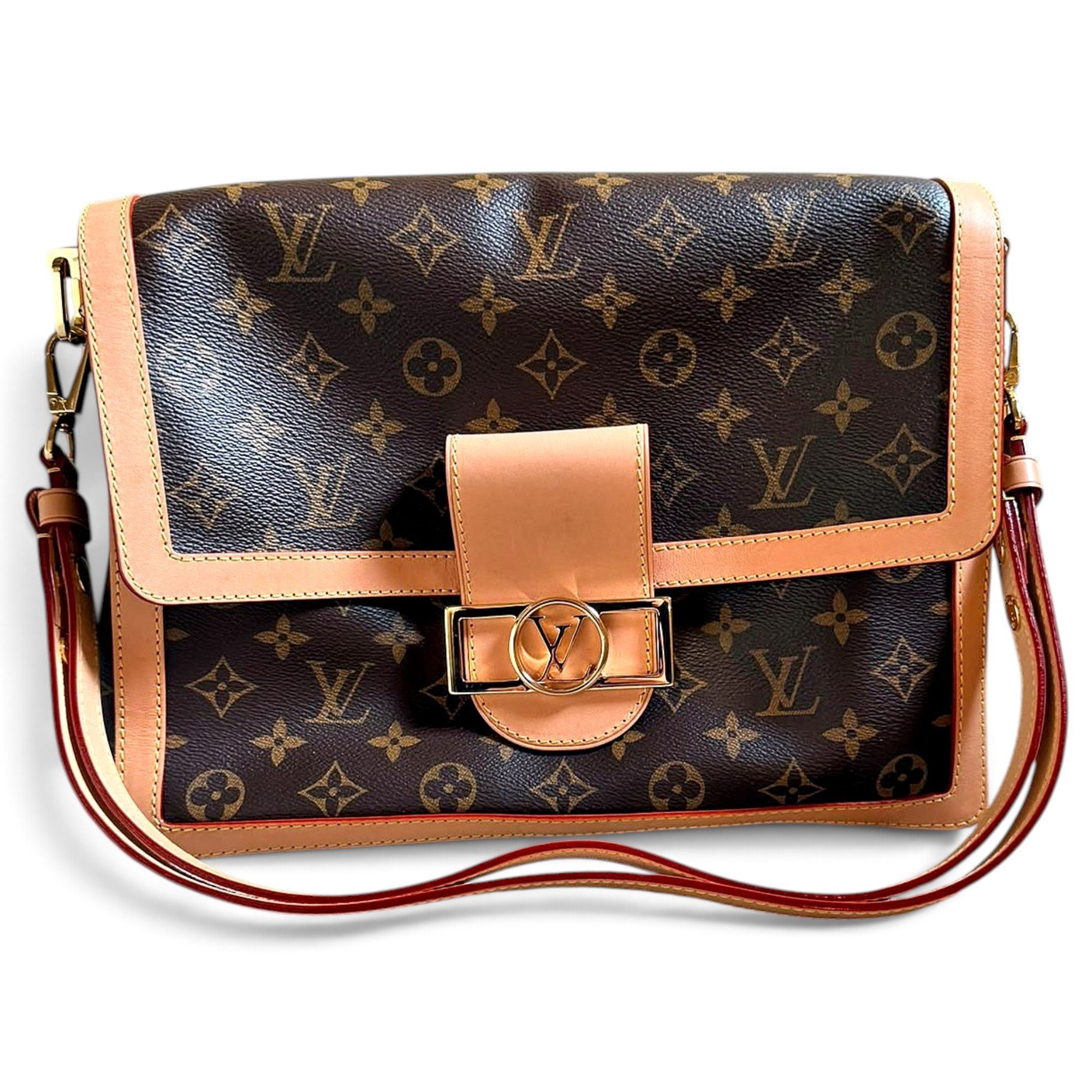 Dauphine leather handbag