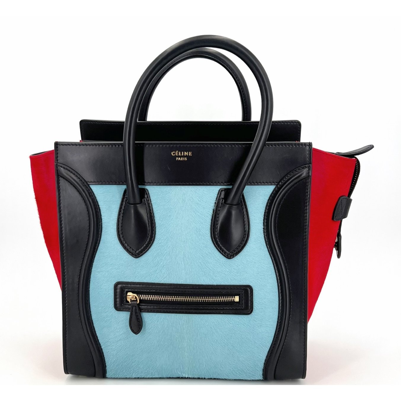 Luggage leather handbag