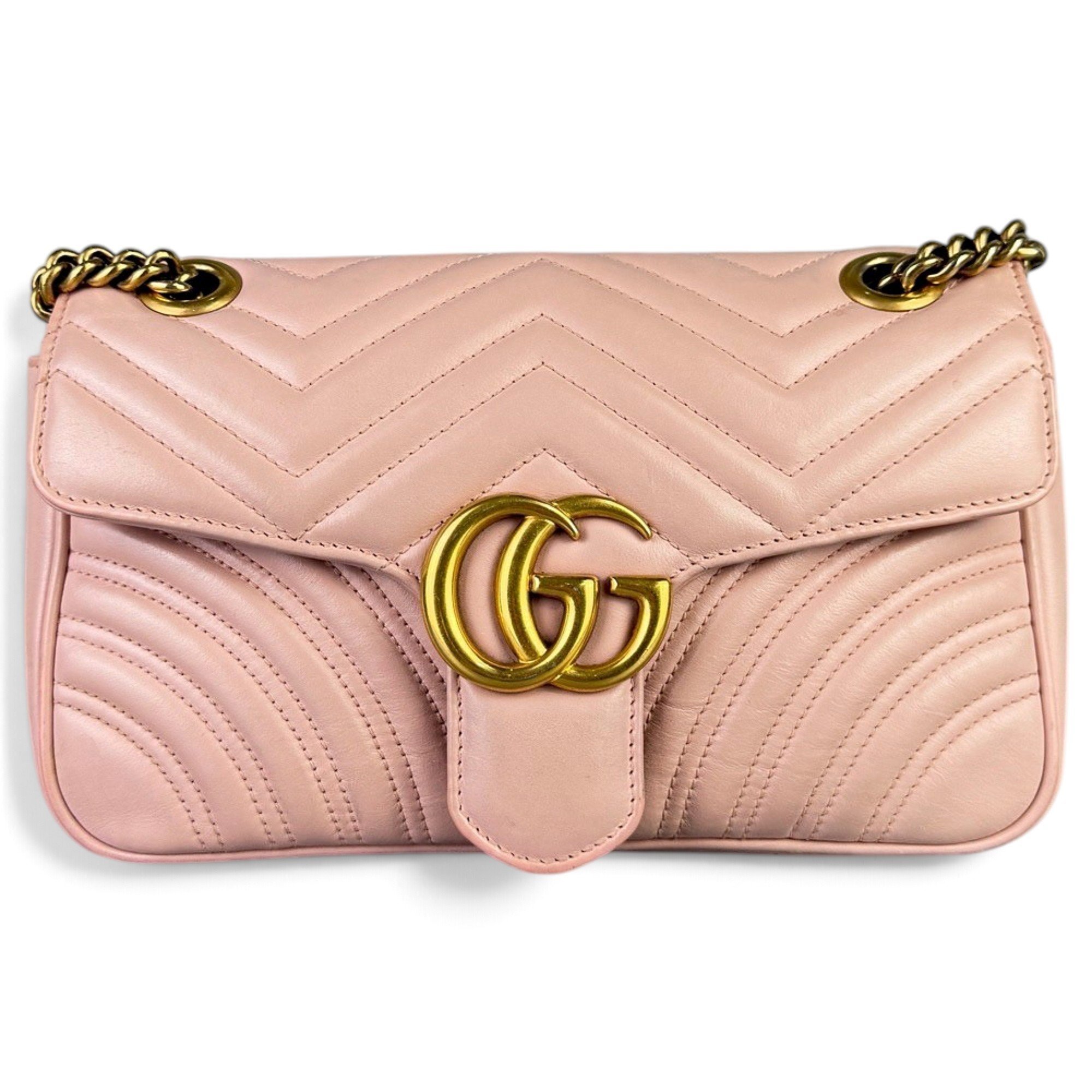GG Marmont Flap leather handbag