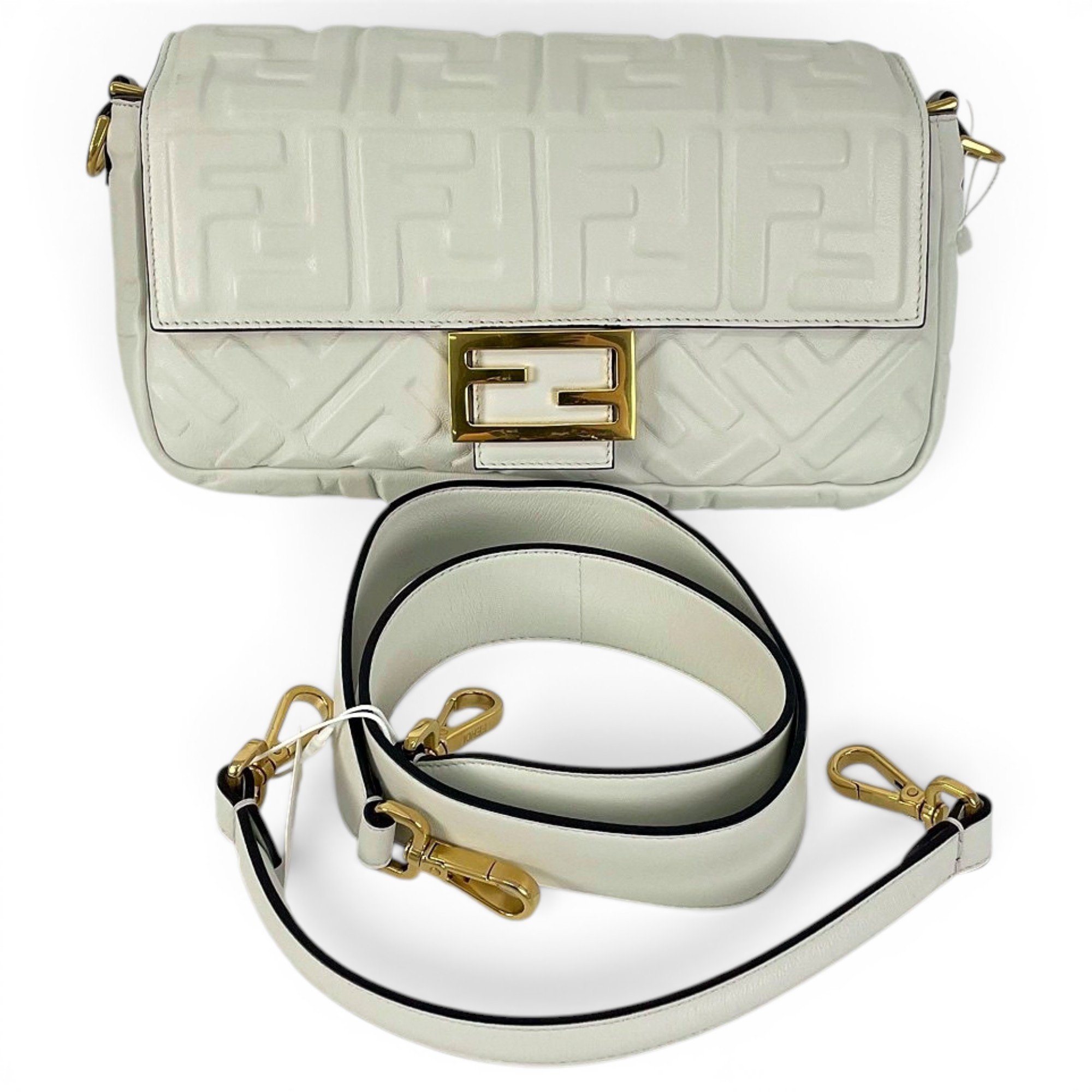 Baguette leather handbag