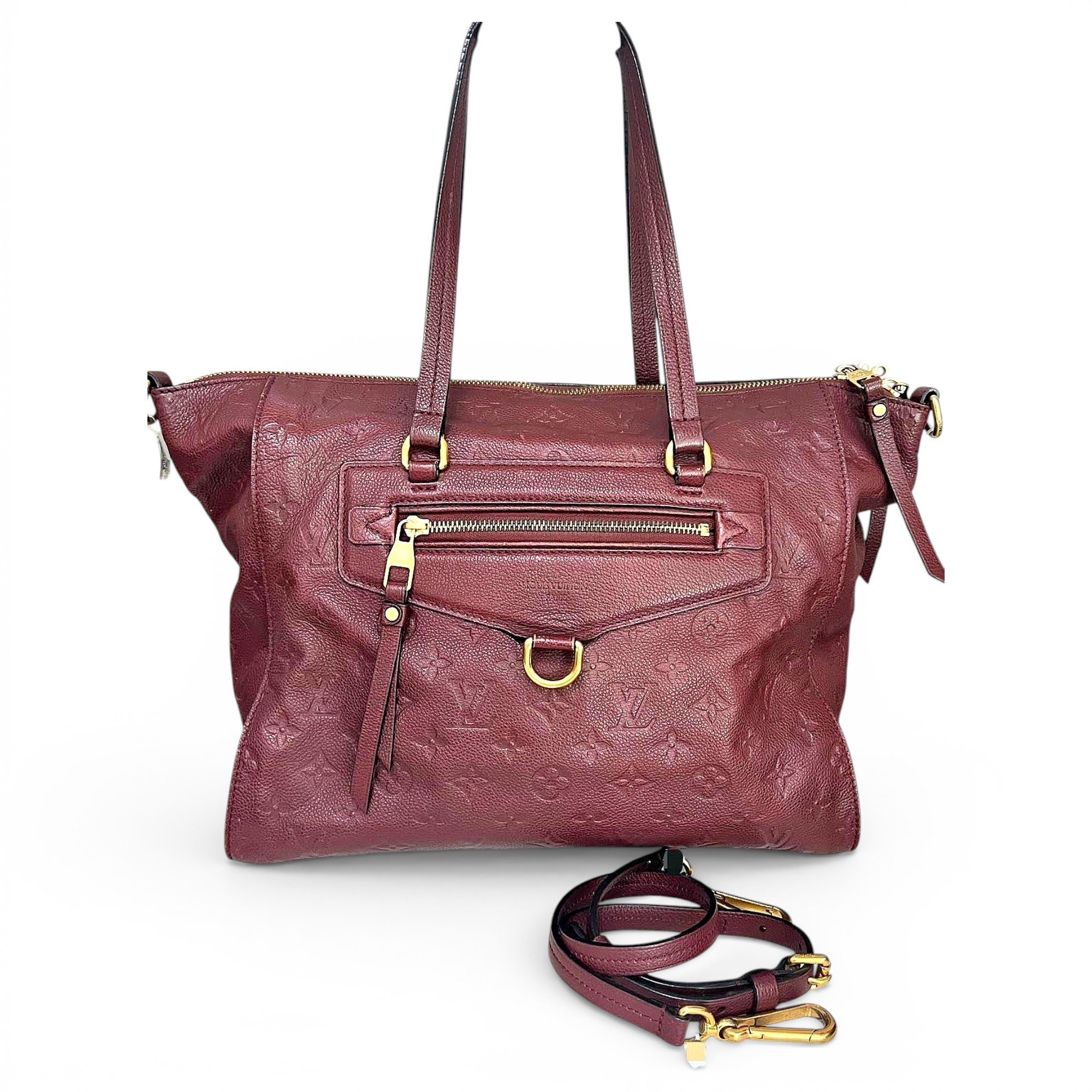 Lumineuse leather handbag