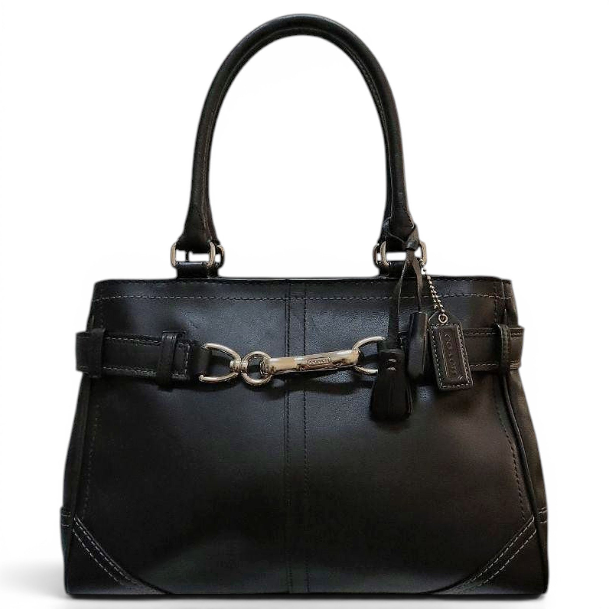 Leather handbag