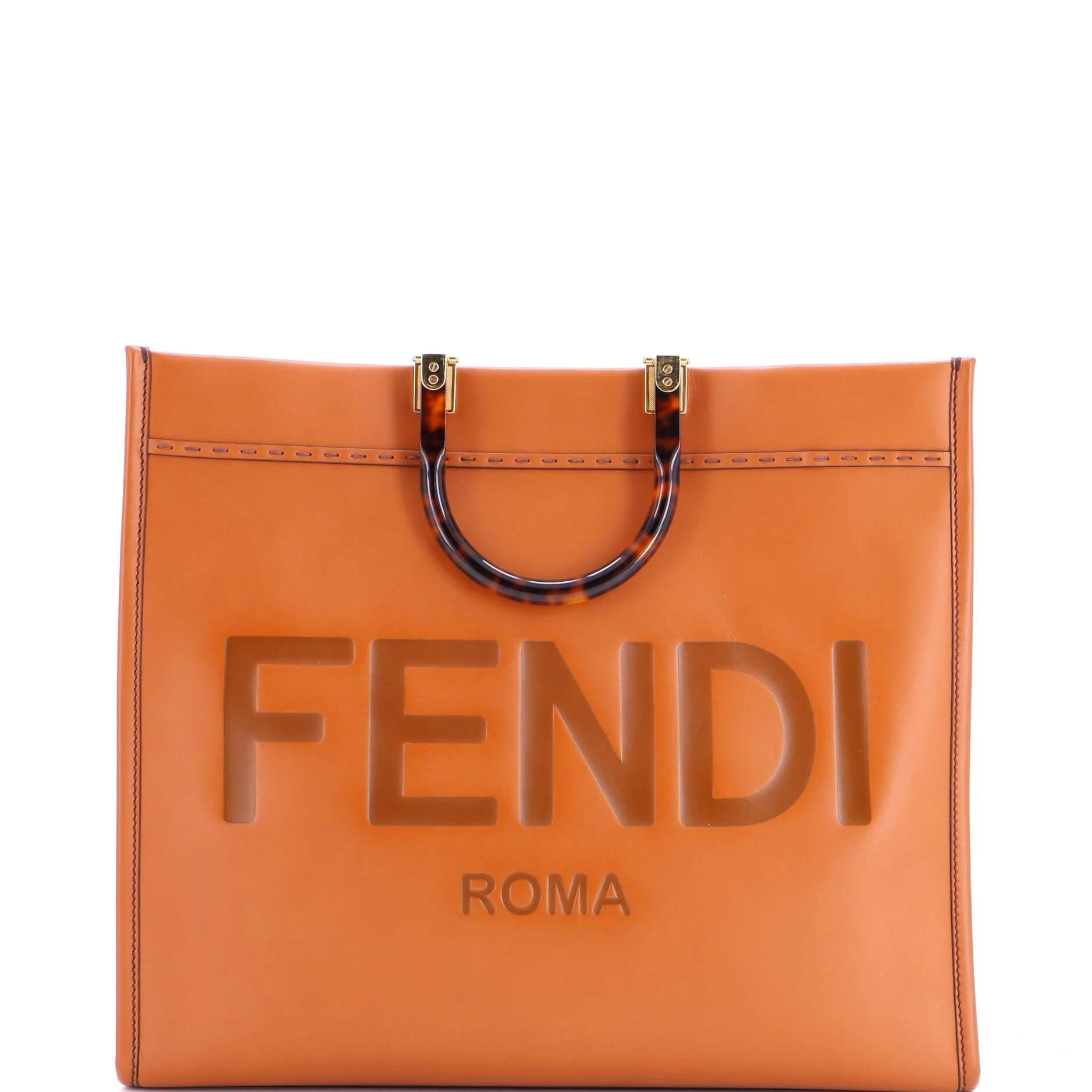 Leather tote