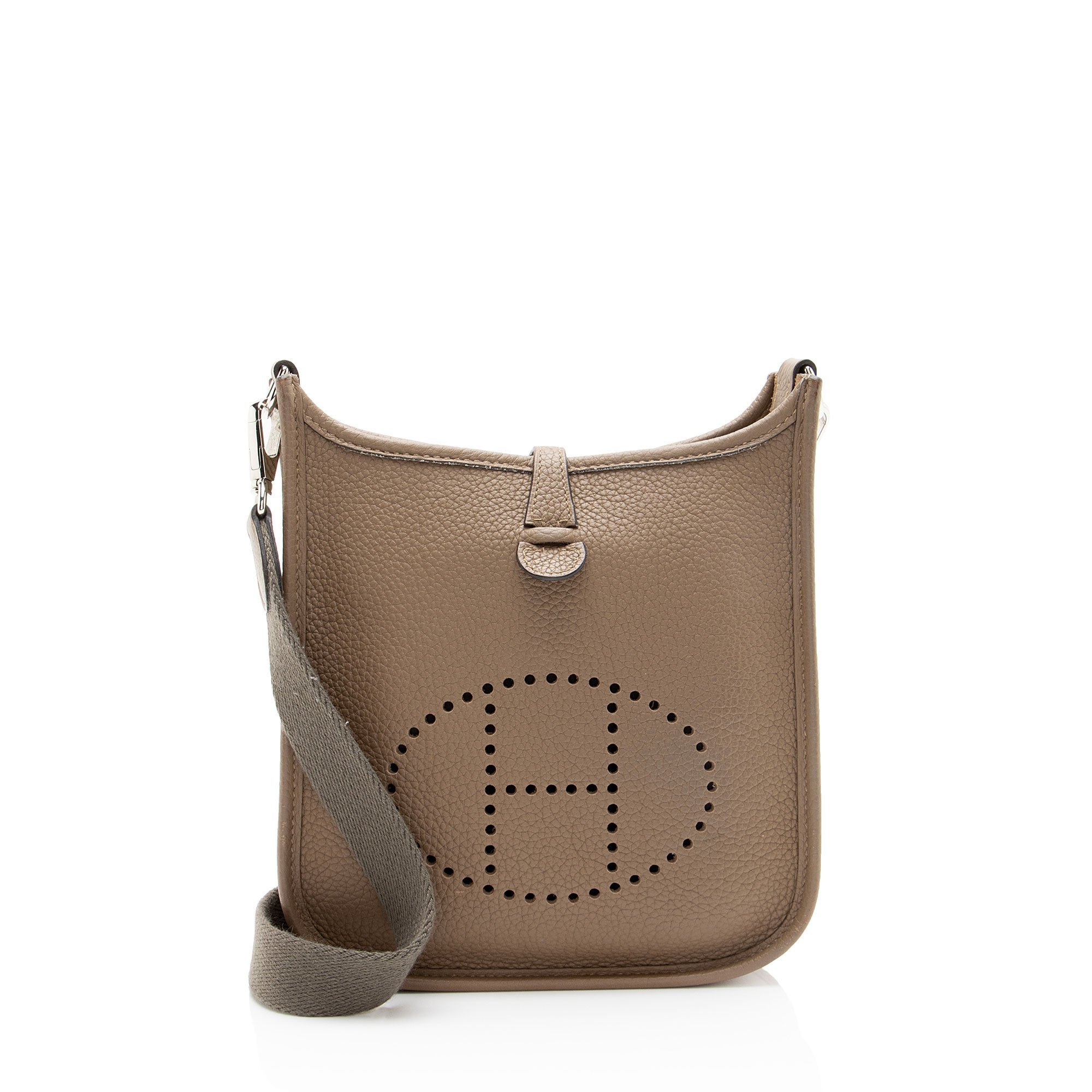 Hermes Kelly Handbag Clemence Leather 1837