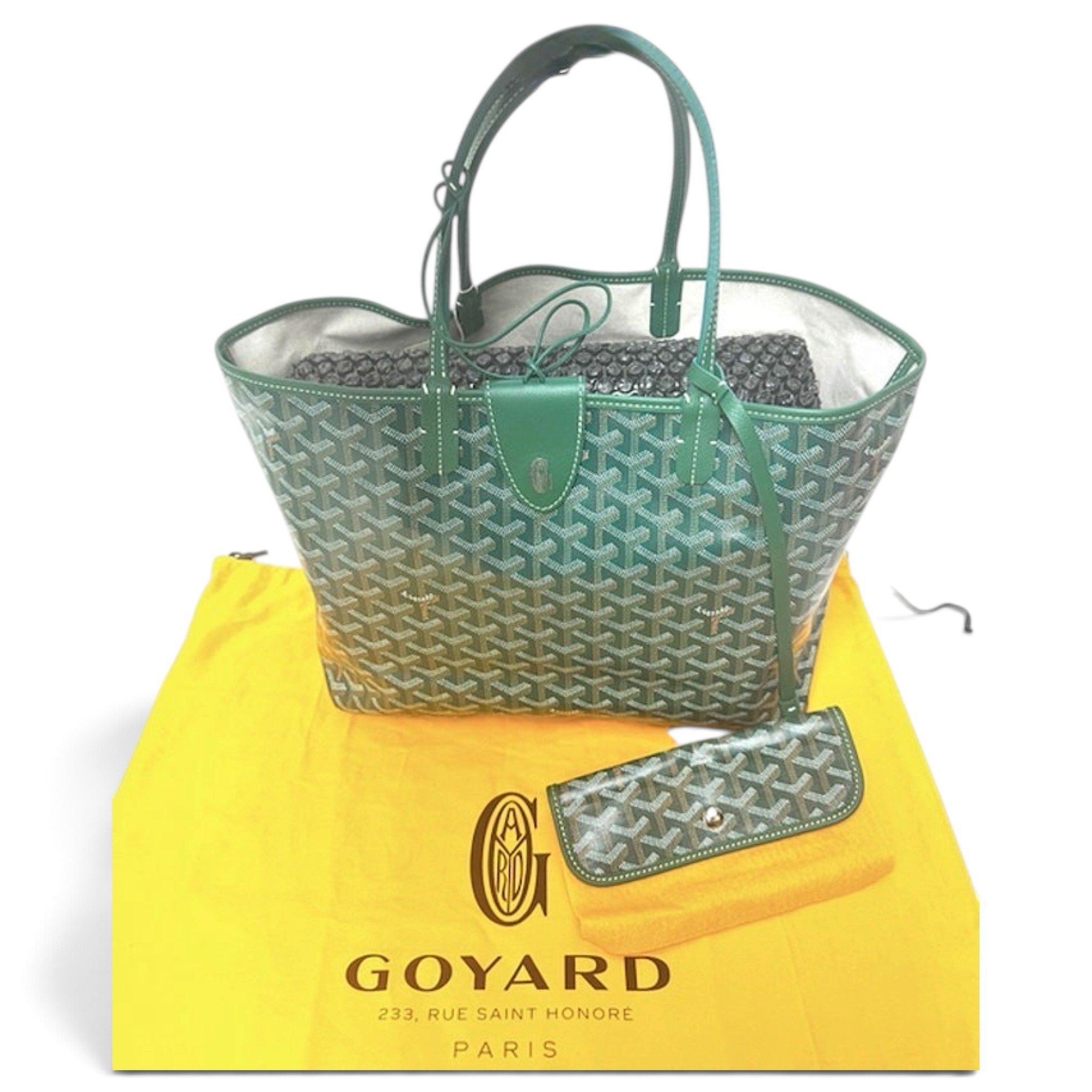 Leather tote