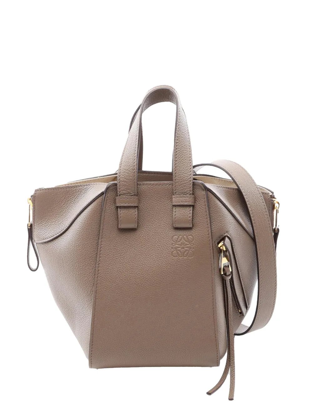 2010-2026 Soft Grained Calfskin Compact Hammock Bag satchel