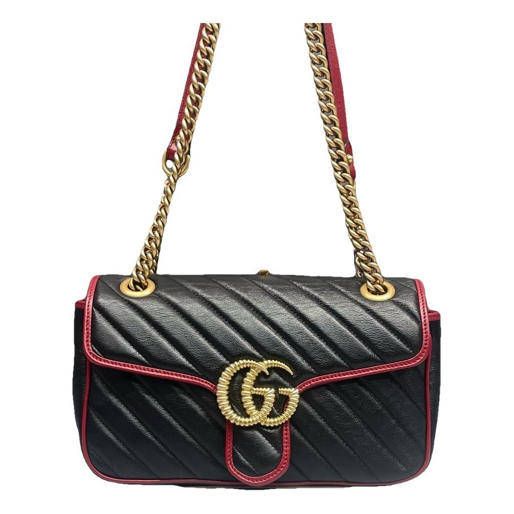 GG Marmont Flap leather crossbody bag