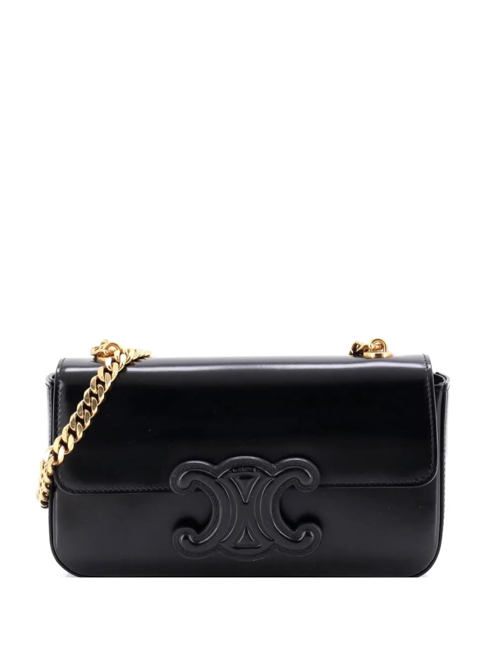 Triomphe Chain Leather Small shoulder bag