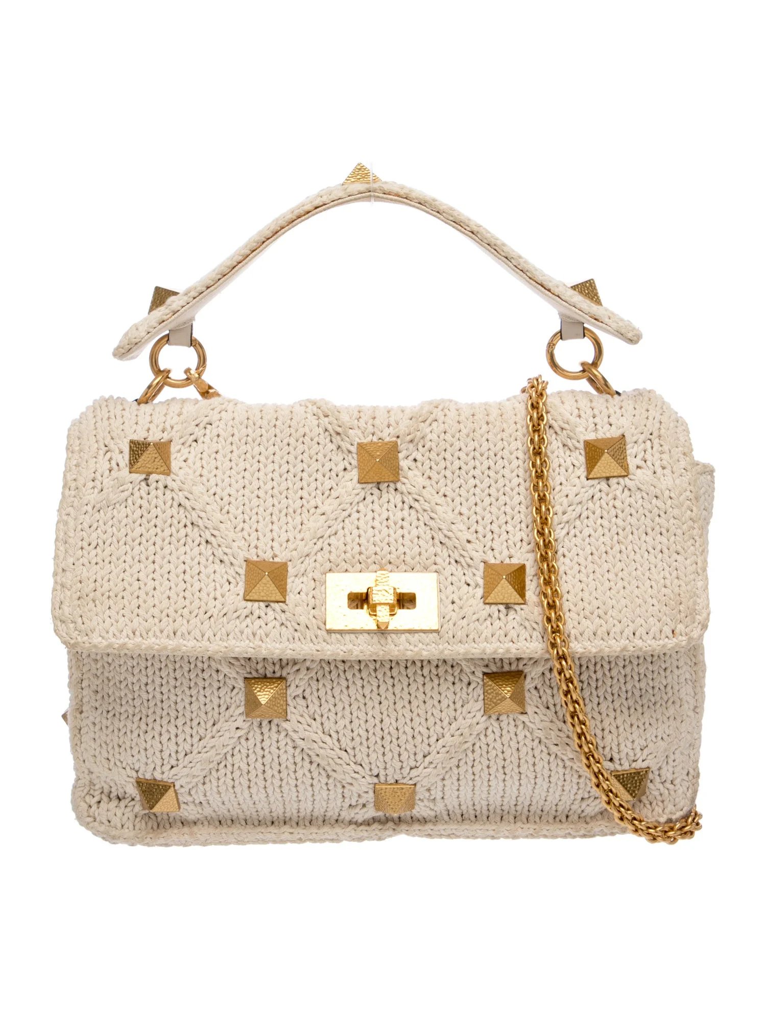 Rockstud Top Handle Bag