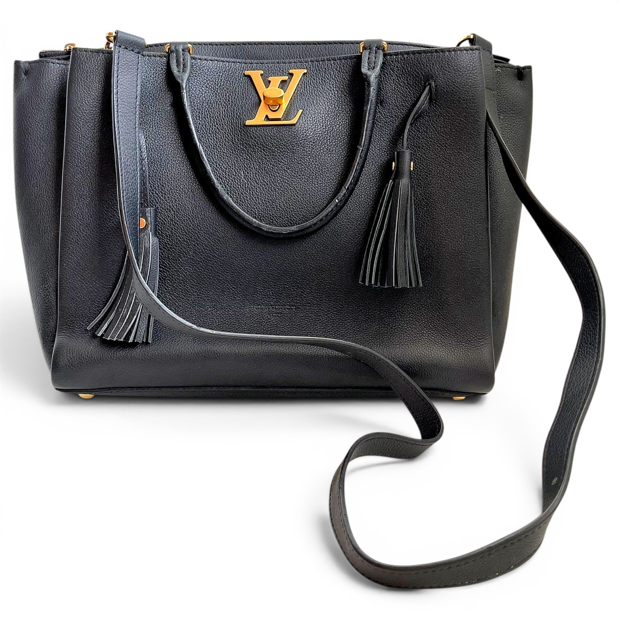 Lockmeto leather handbag