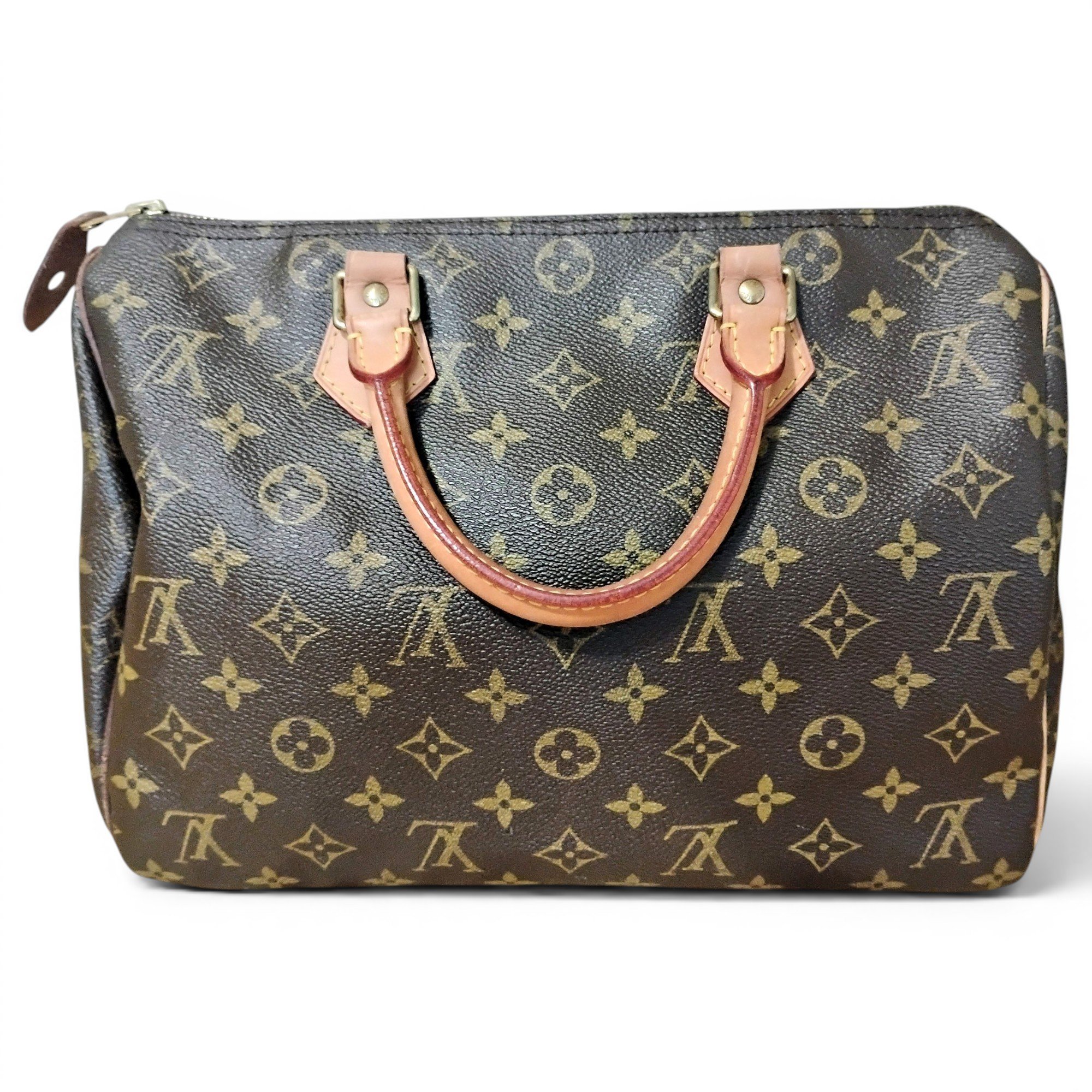 Speedy leather handbag