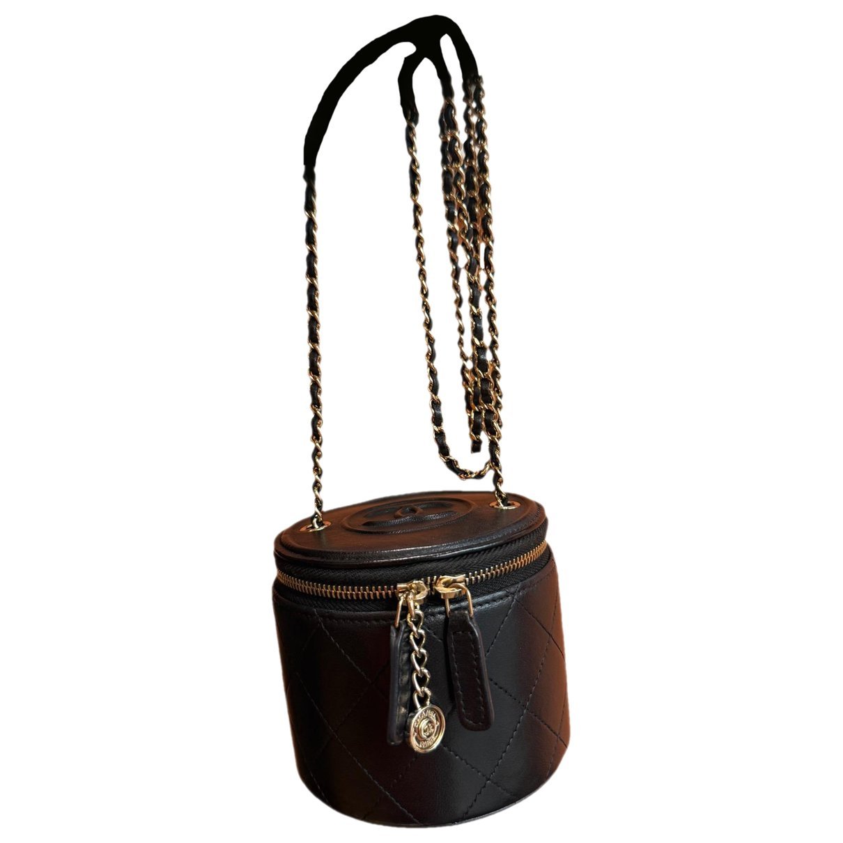 Trendy CC Vanity leather handbag