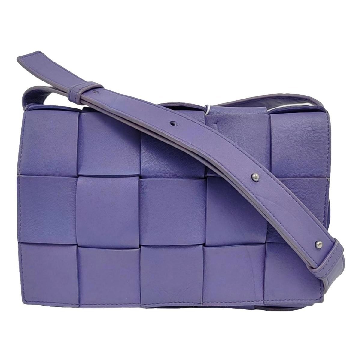 Cassette leather handbag