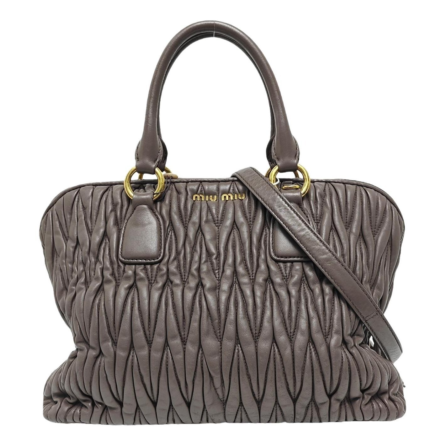 Leather handbag