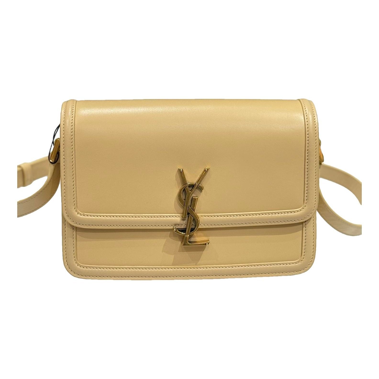 Solférino leather handbag