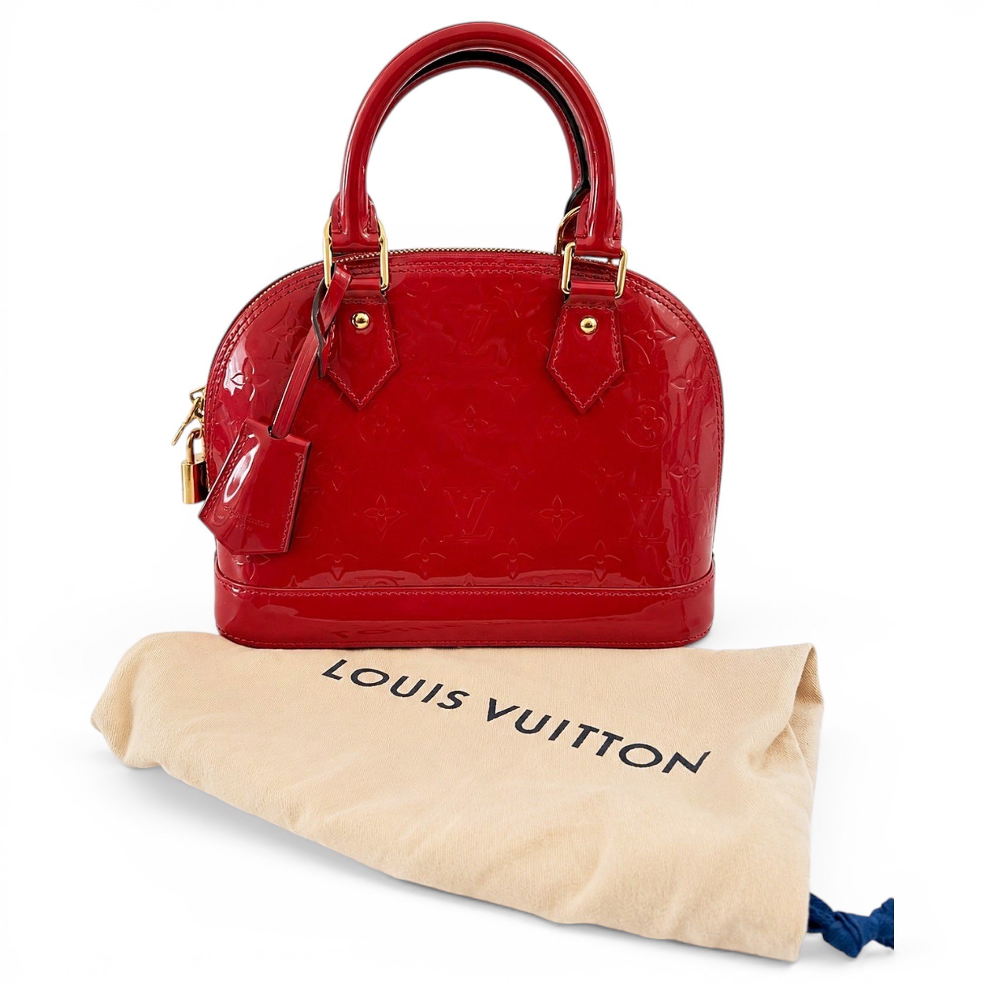 Alma BB patent leather handbag
