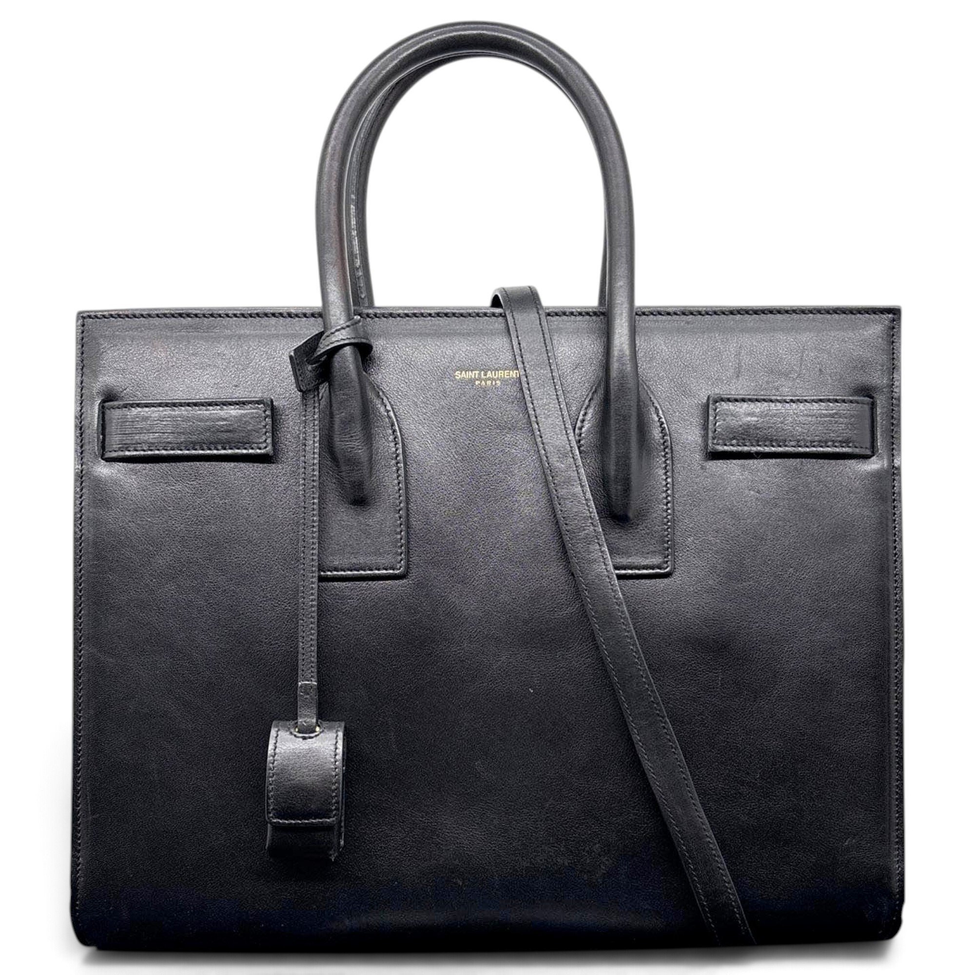 Leather tote