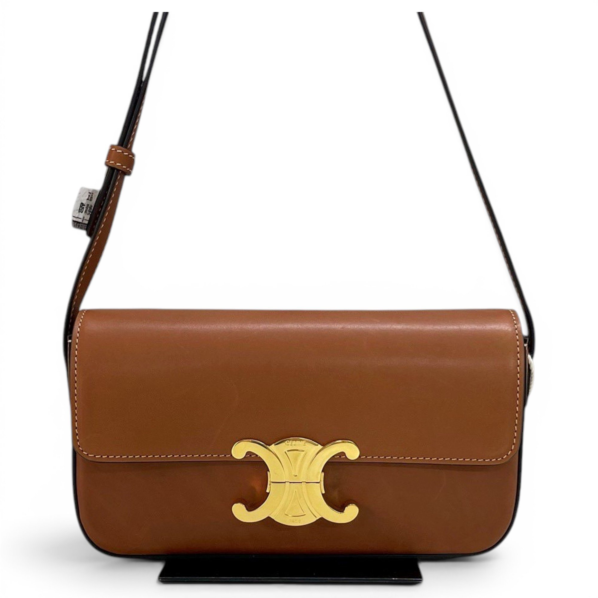 Triomphe leather handbag