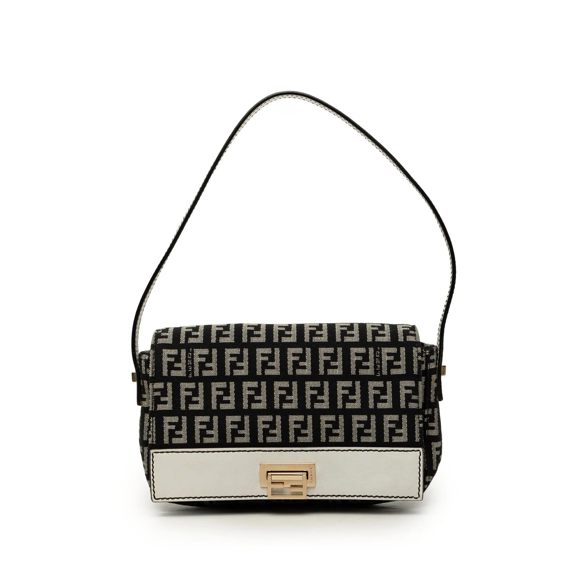 Flip leather handbag