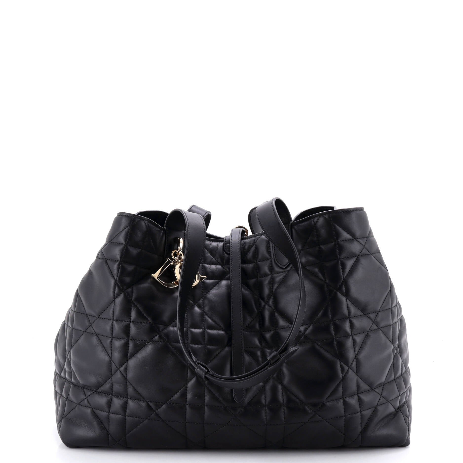 Toujours Tote Bag Macrocannage Quilt Calfskin Large