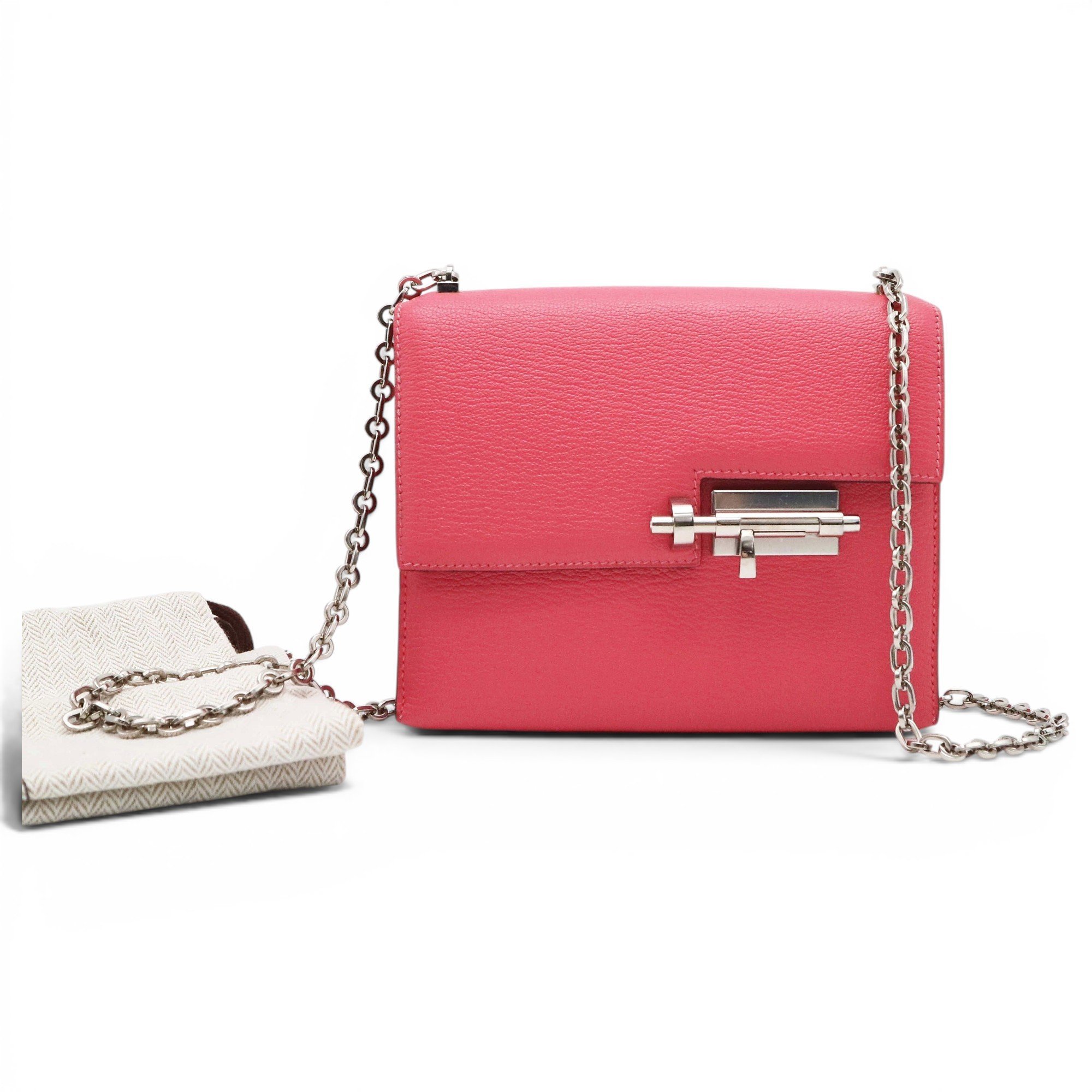 Verrou Mini leather handbag