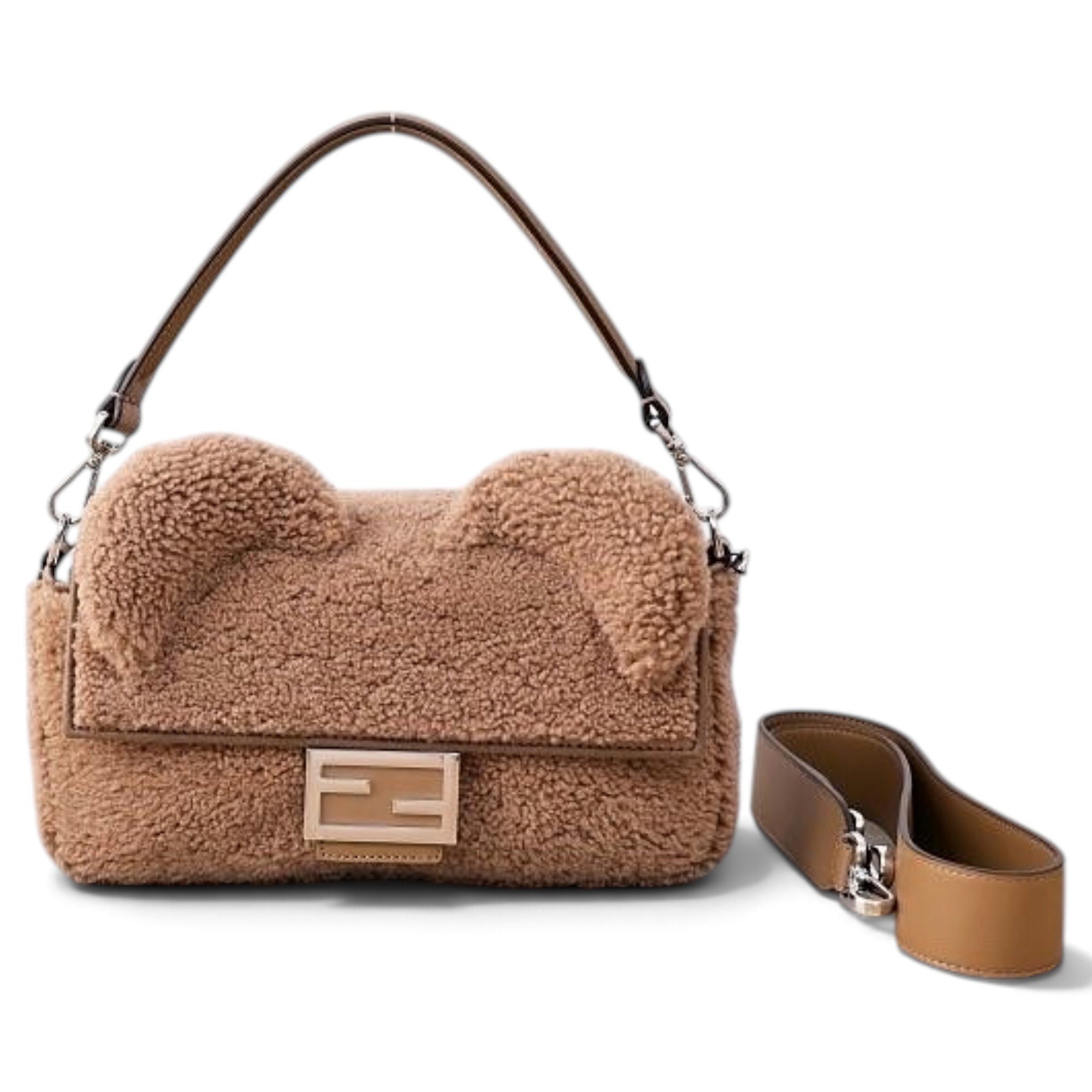 Baguette wool handbag