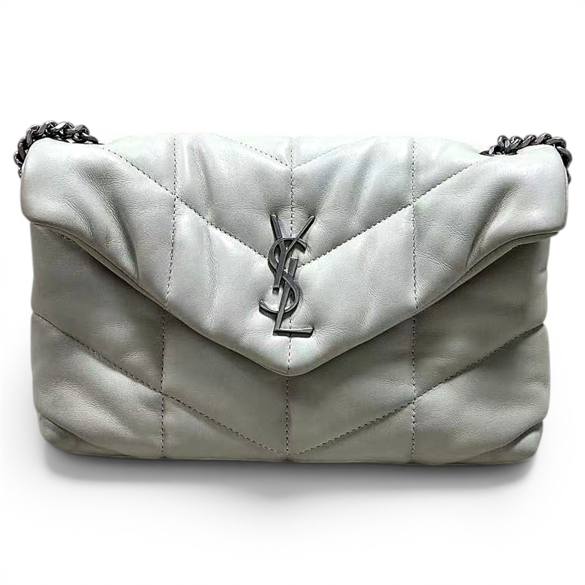 Loulou Puffer leather crossbody bag