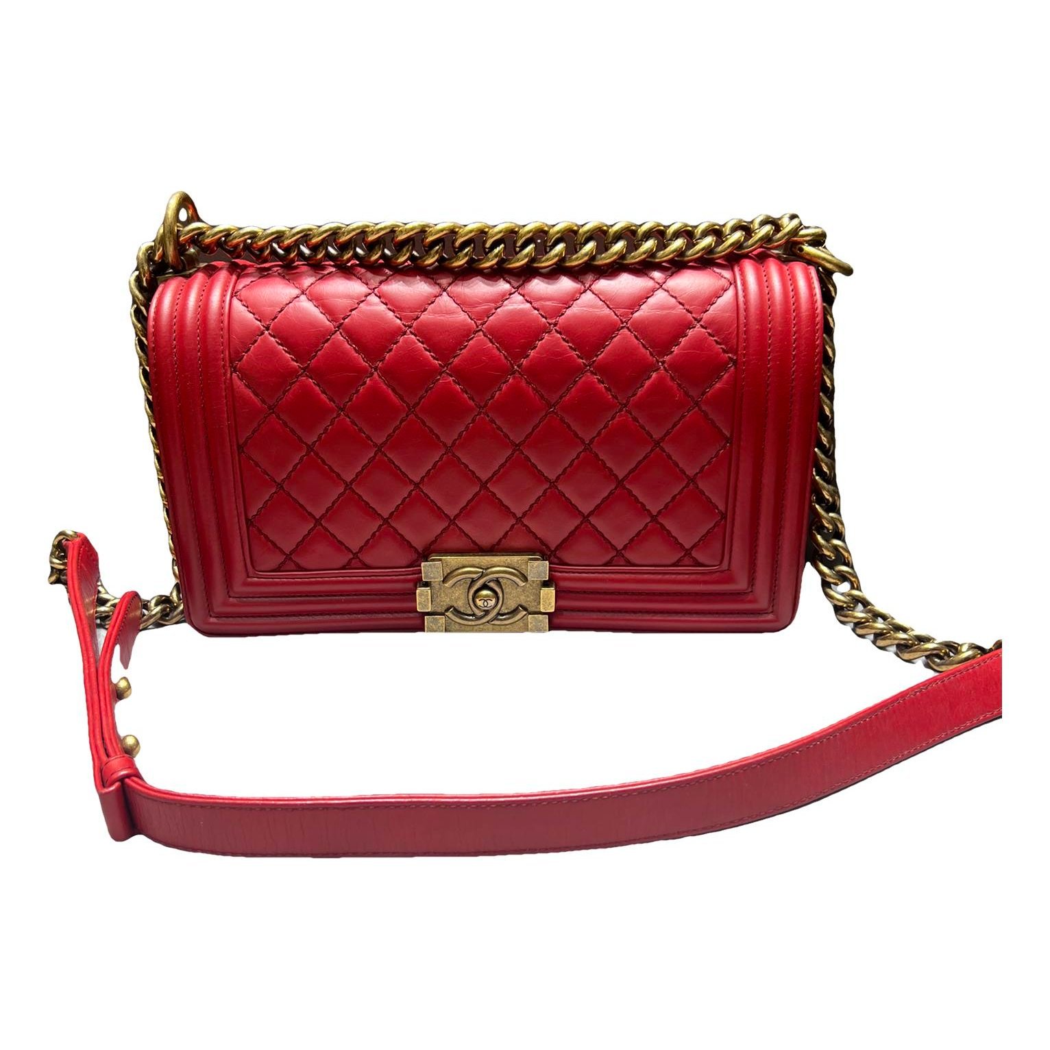 Boy leather crossbody bag