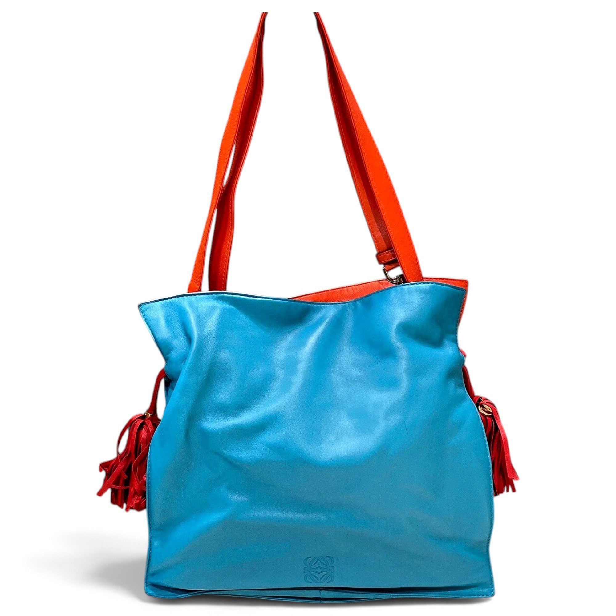 Flamenco leather handbag