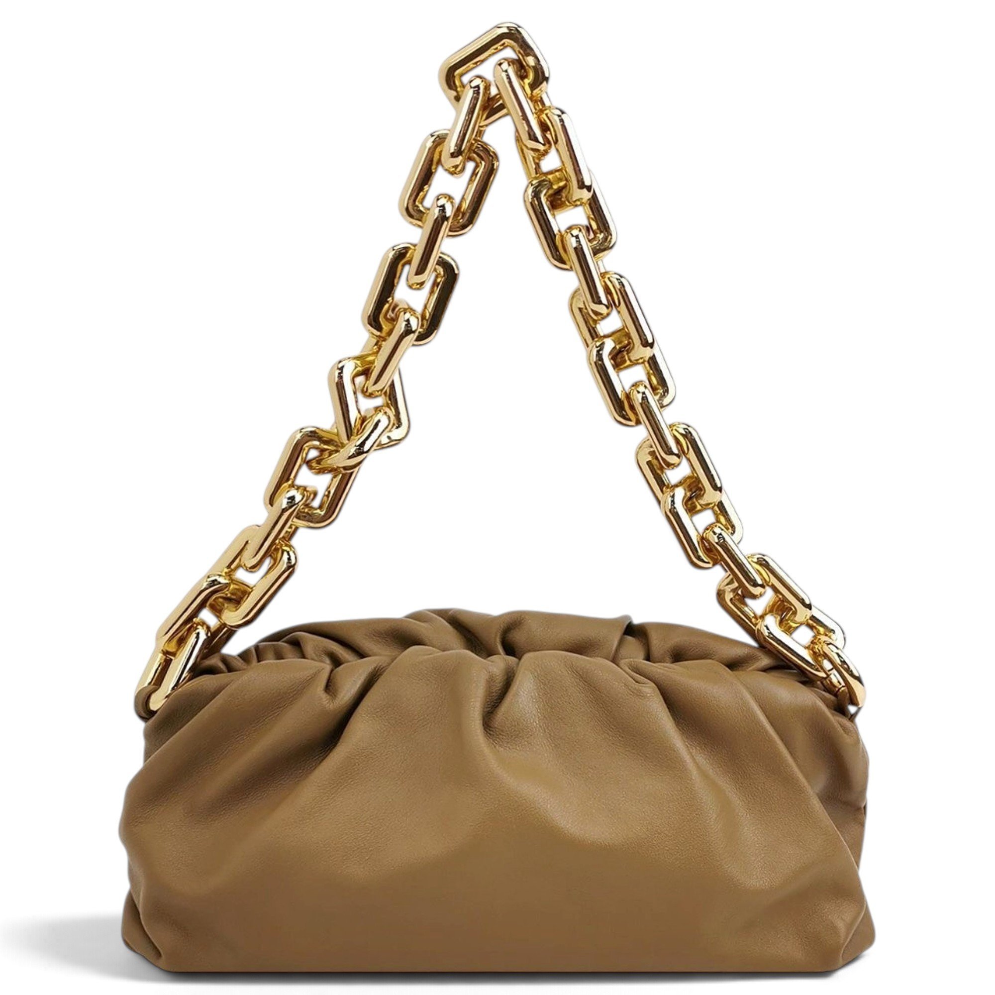 Chain Pouch leather handbag