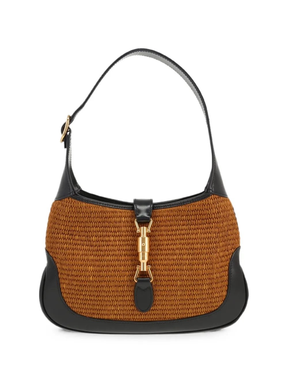 Jackie 1961 raffia shoulder bag