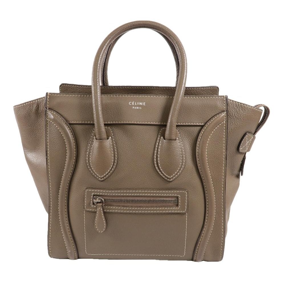 Luggage leather handbag