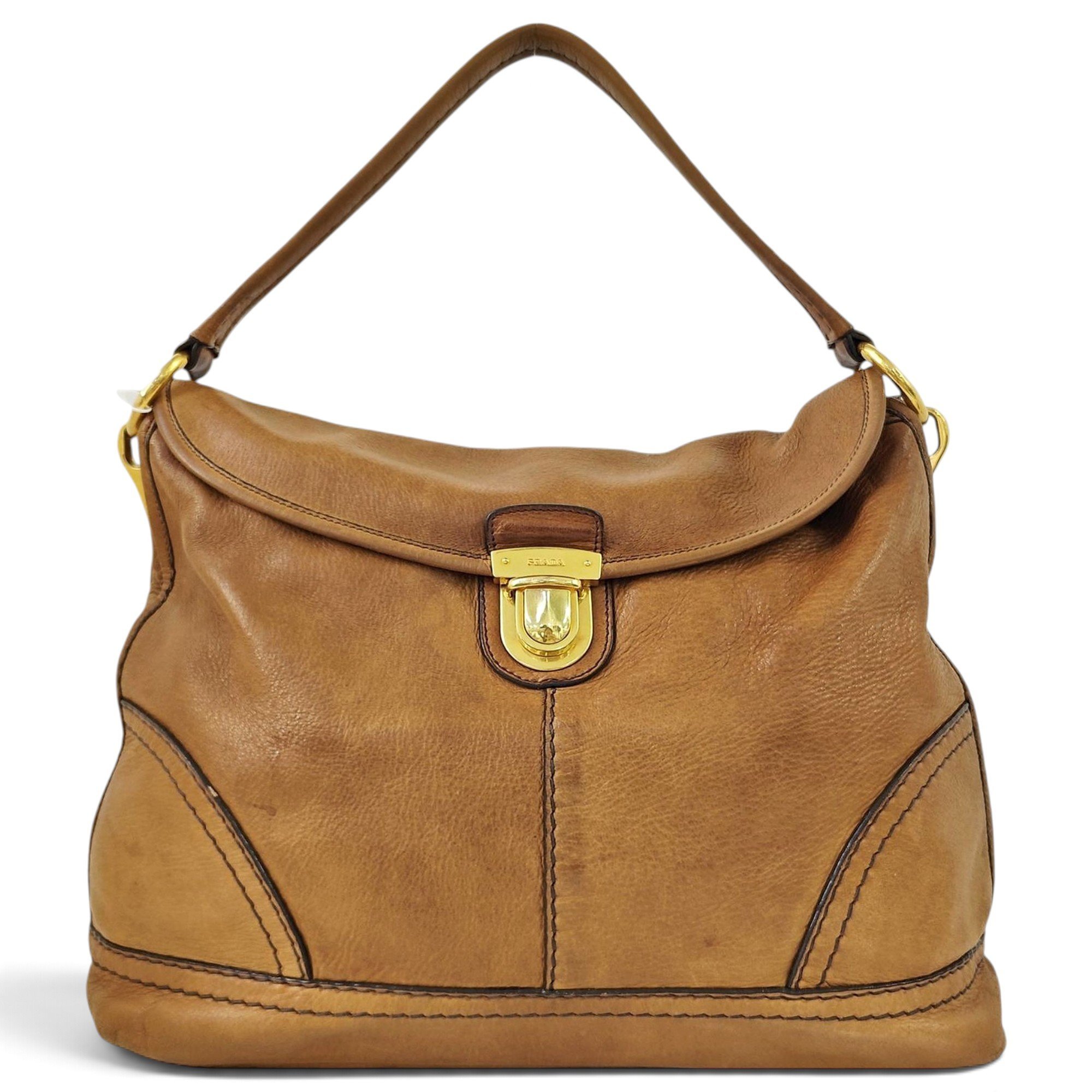 Leather handbag