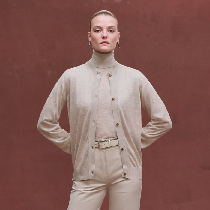 Beige Glaise Light Cardigan