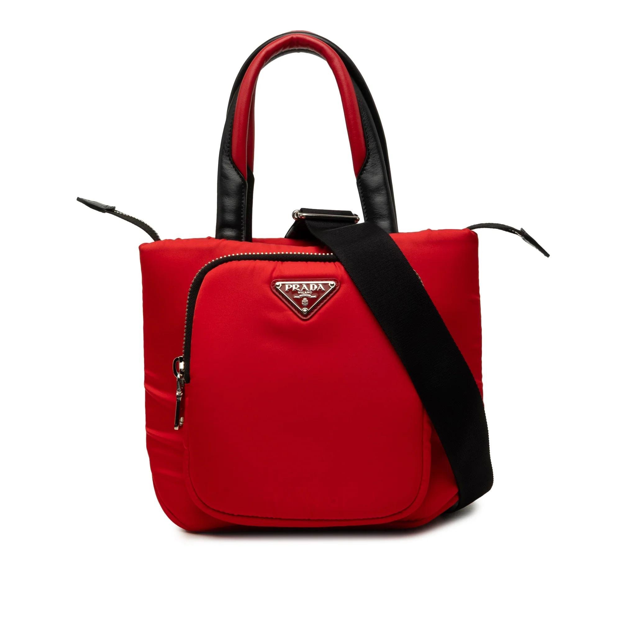 Cargo leather handbag