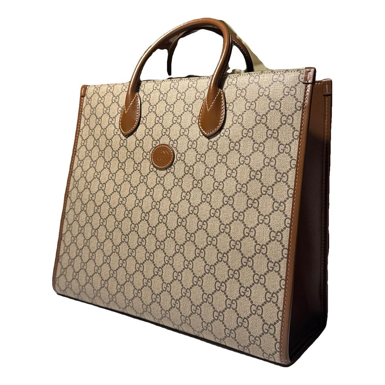 Dionysus Bucket leather tote