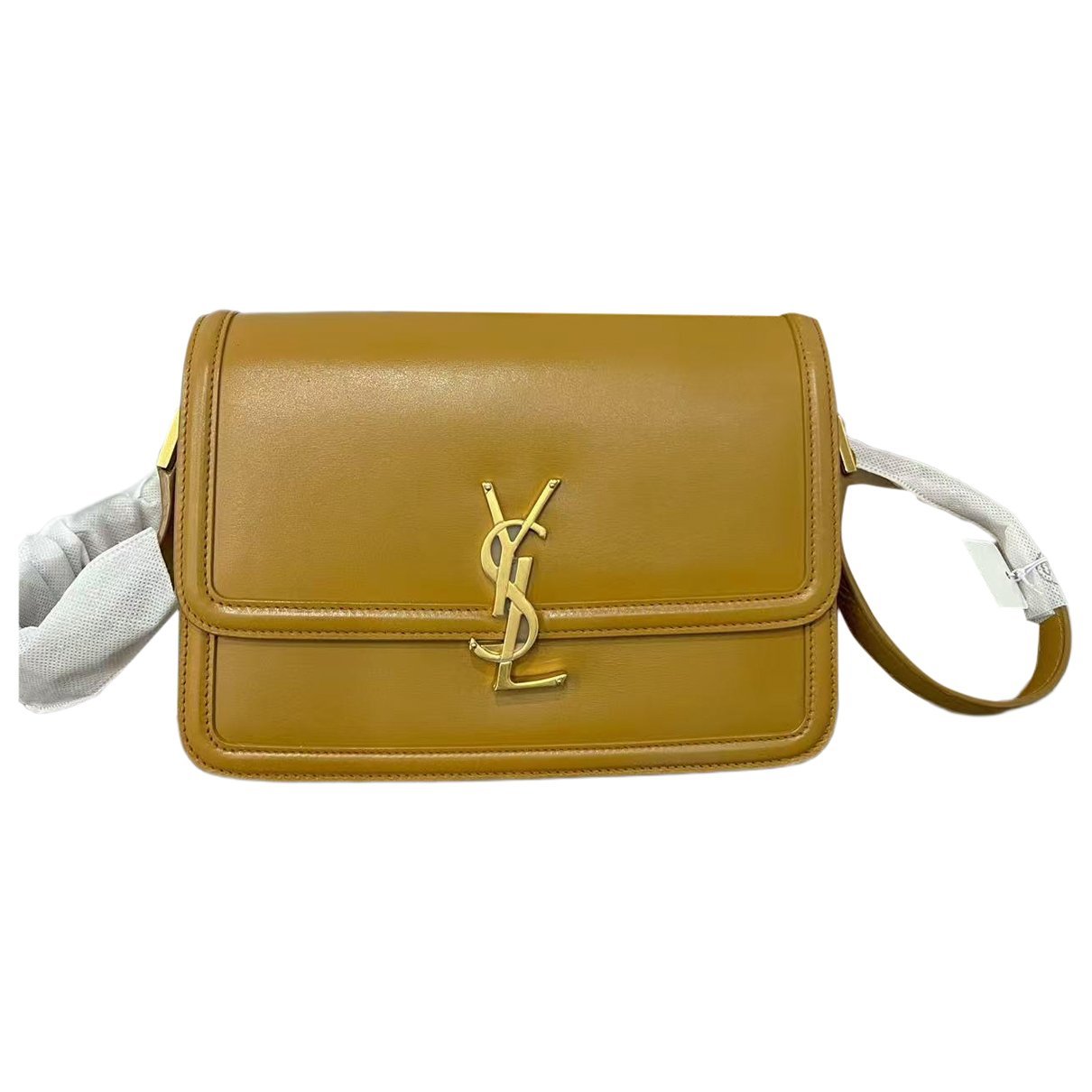 Solférino leather handbag