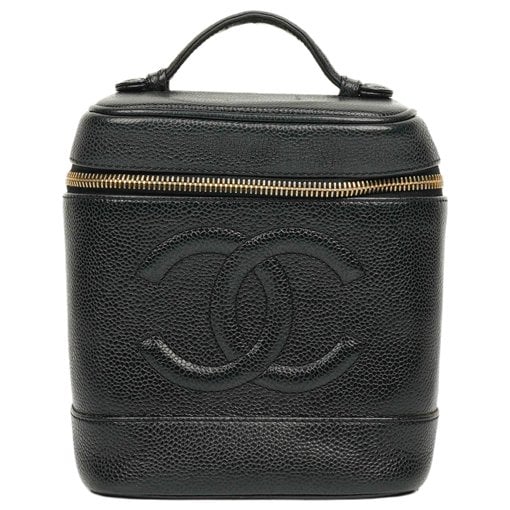 Vanity leather handbag