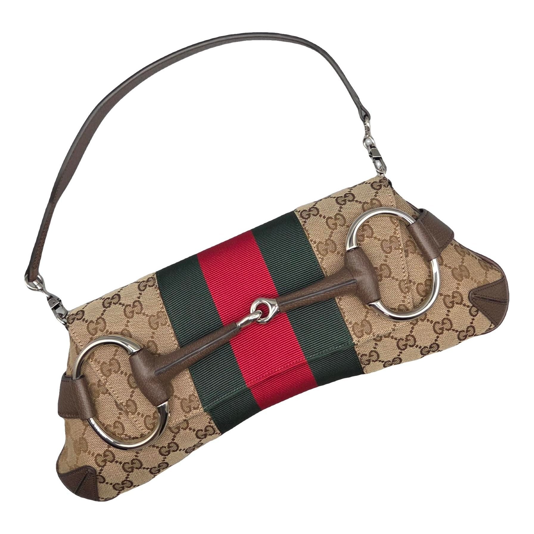 Horsebit Chain leather handbag
