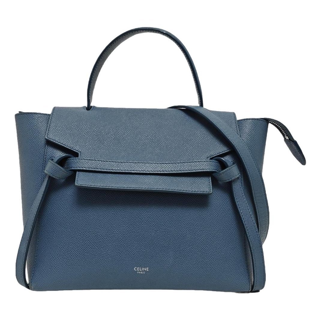 Belt leather handbag
