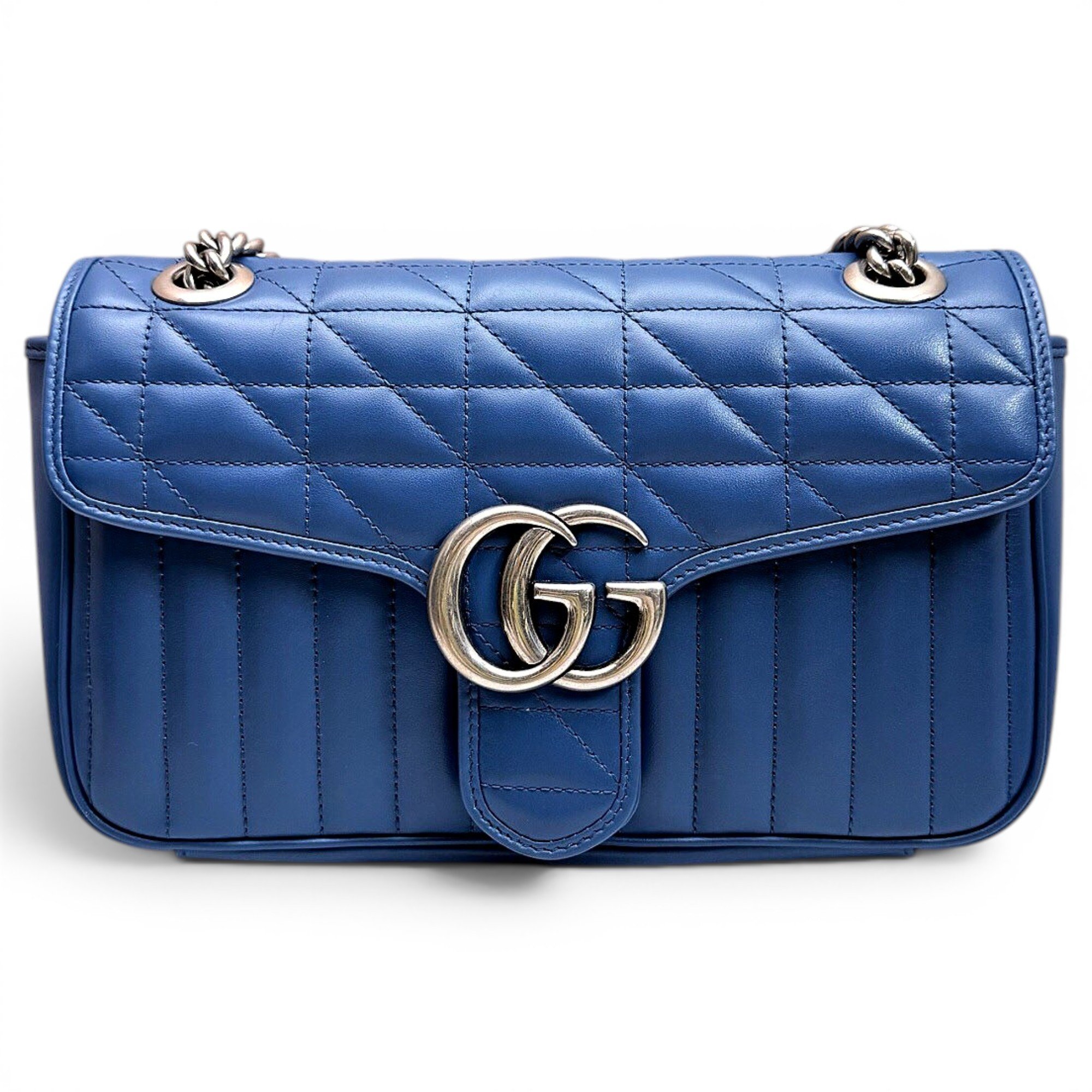 GG Marmont Flap leather crossbody bag