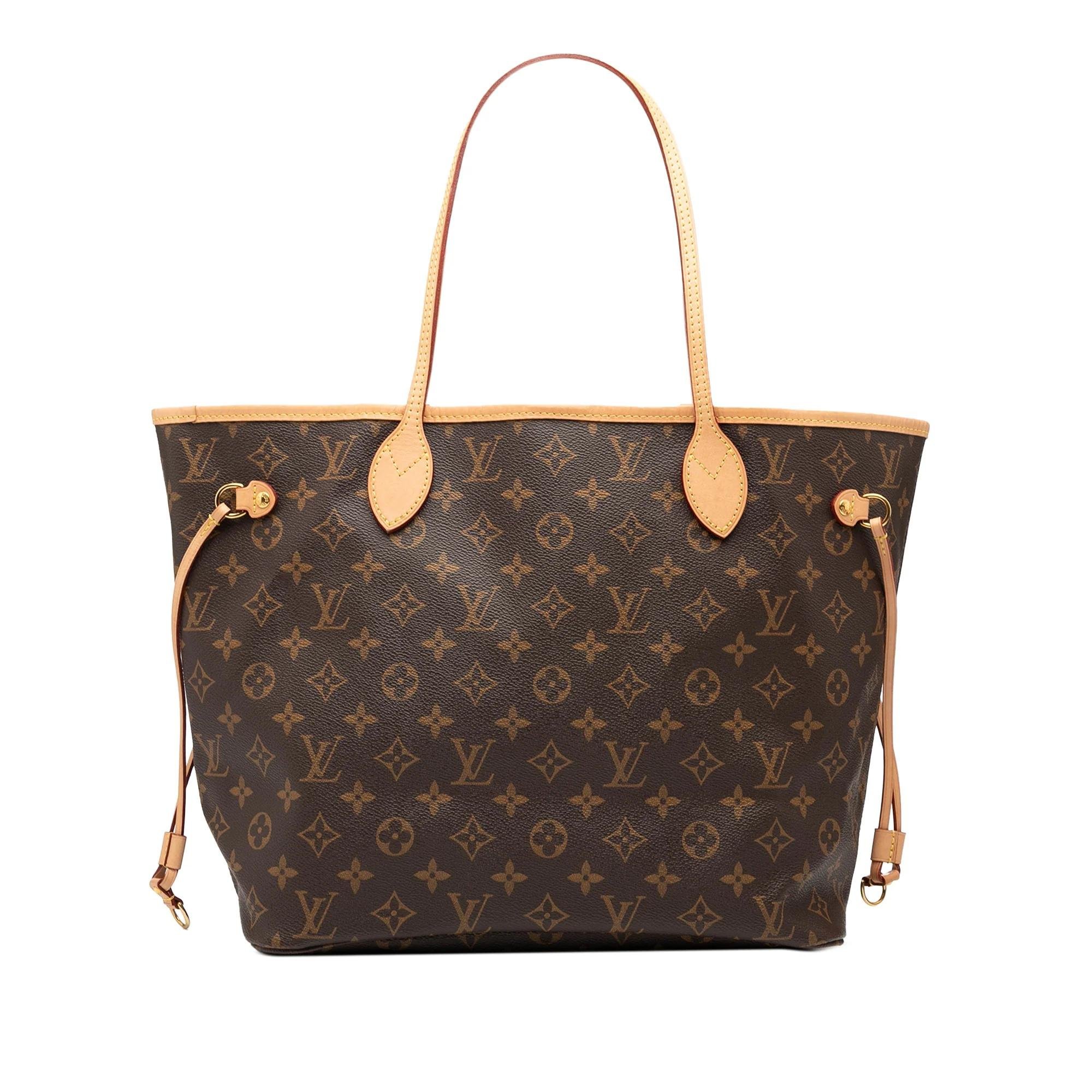 Louis Vuitton Neverfull leather tote