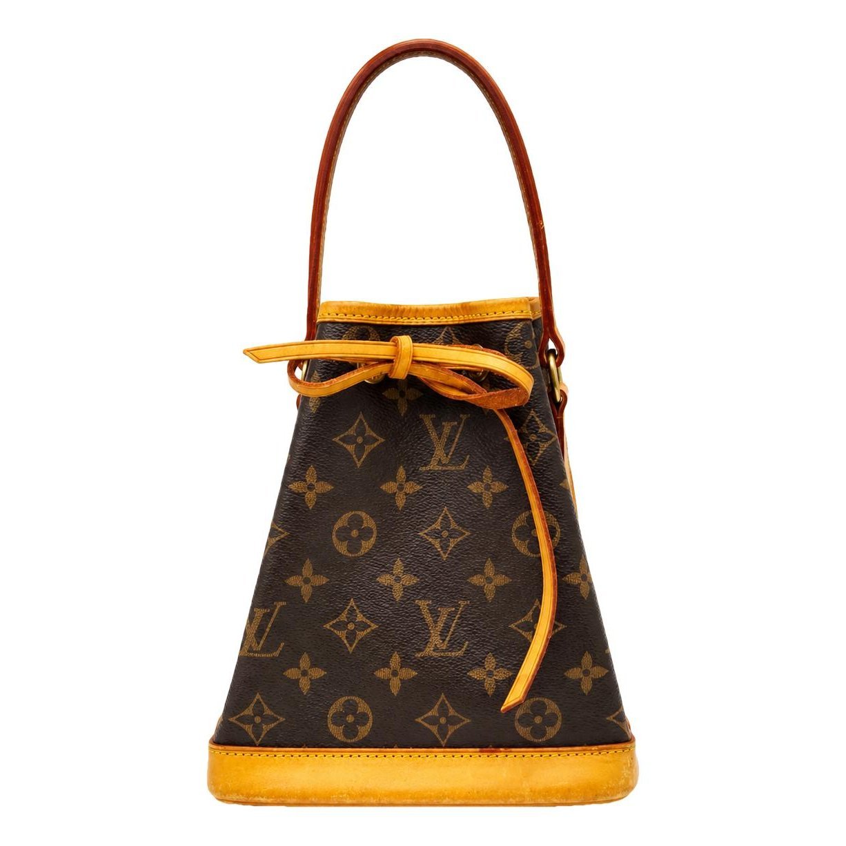 Nano Noé leather handbag